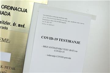 Počelo testiranje brzim antigenskim testovima u ordinacijama obiteljskih liječnika