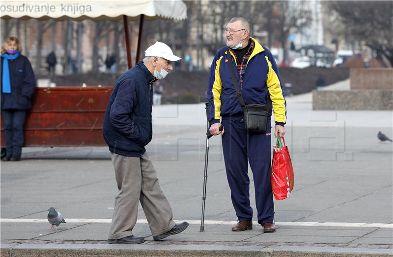 Građani na Trgu kralja Tomislava