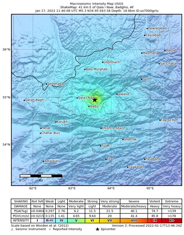 AFGHANISTAN EARTHQUAKE