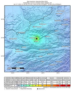 AFGHANISTAN EARTHQUAKE