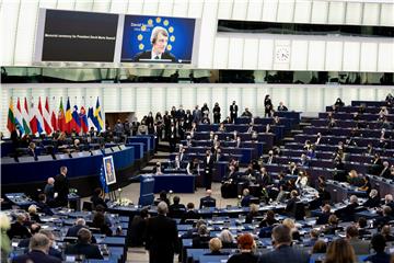 FRANCE EU PARLIAMENT DAVID SASSOLI