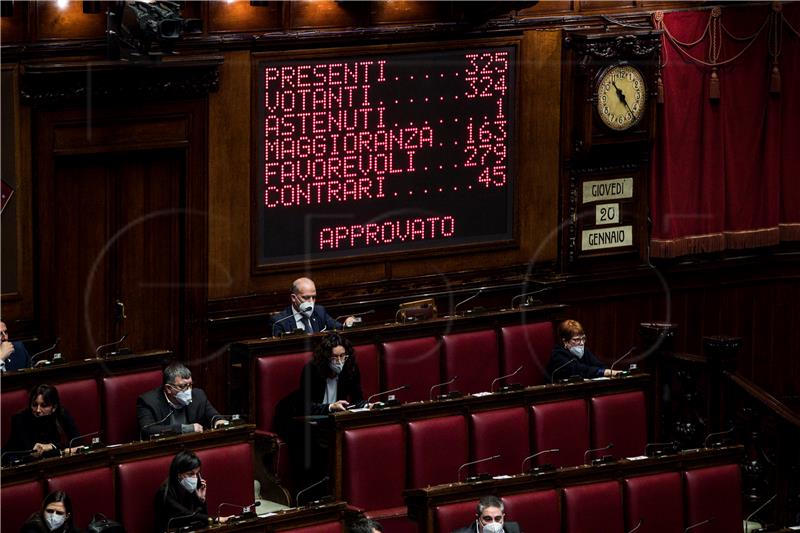 ITALY PARLIAMENT COVID19