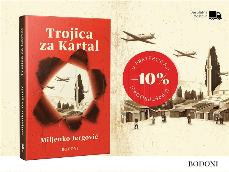 "Trojica za Kartal" Miljenka Jergovića u izdanju novog nakladnika Bodonija