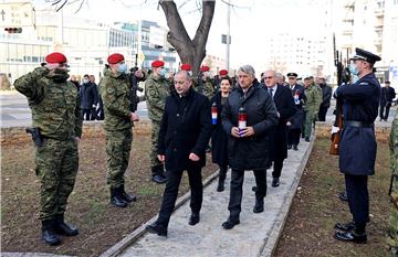 Zadar: Položen vijenac na spomen obilježje gardijske brigade Imotski sokolovi