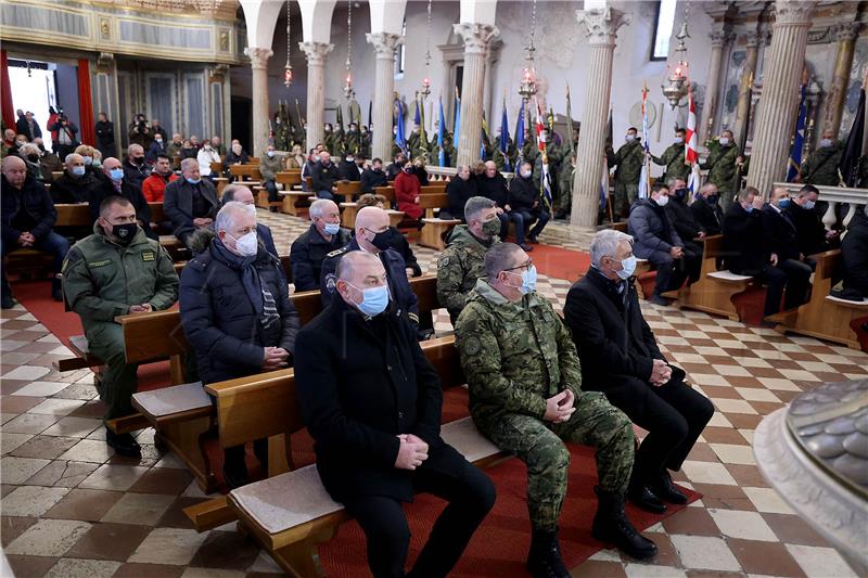 Zadar: Misa za Domovinu povodom 29. godišnjice VRO Maslenica '93