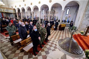 Zadar: Misa za Domovinu povodom 29. godišnjice VRO Maslenica '93