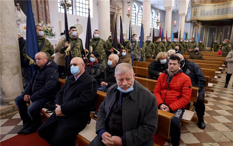 Zadar: Misa za Domovinu povodom 29. godišnjice VRO Maslenica '93