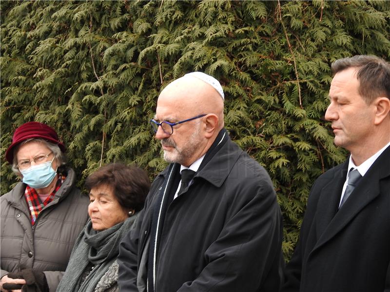 Izraelski veleposlanik Mor na Židovskom groblju u Varaždinu