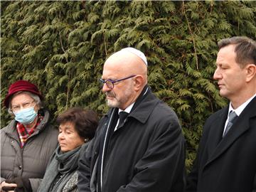 Izraelski veleposlanik Mor na Židovskom groblju u Varaždinu