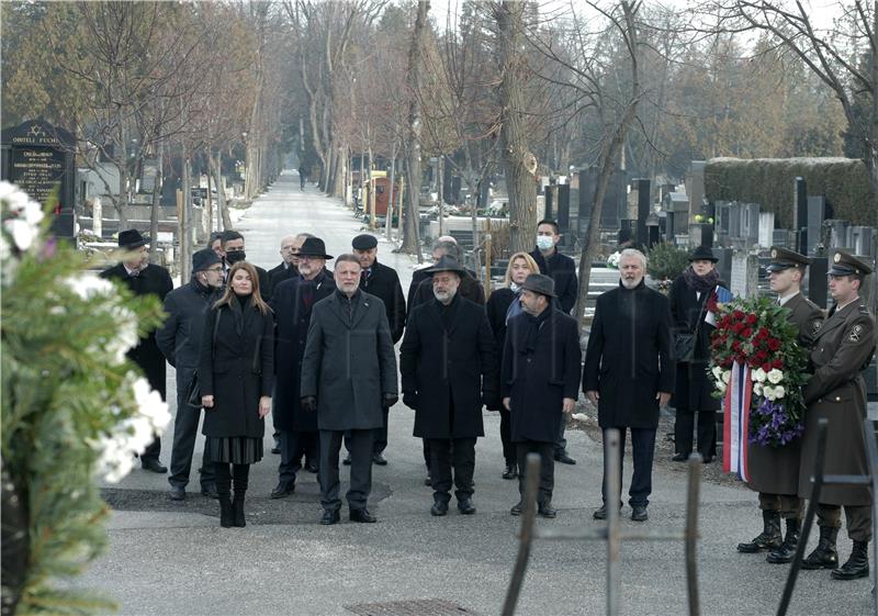 Saborsko izaslanstvo na Mirogoju odalo počast žrtvama holokausta