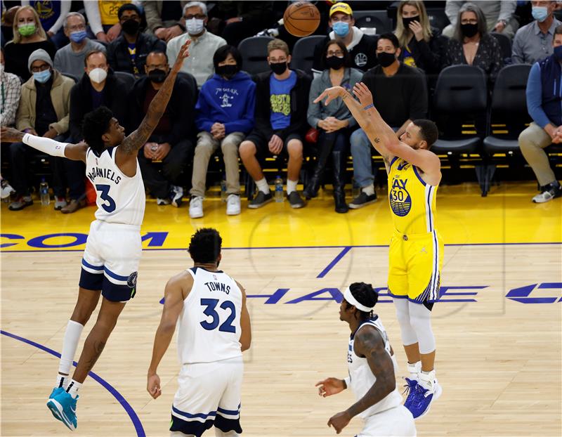 NBA: Warriorsi tricama zasuli Timberwolvese