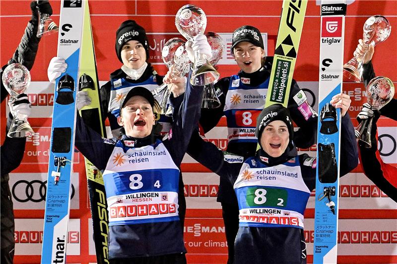 Ski-skokovi Willingen: Pobjeda slovenske mješovite reprezentacije