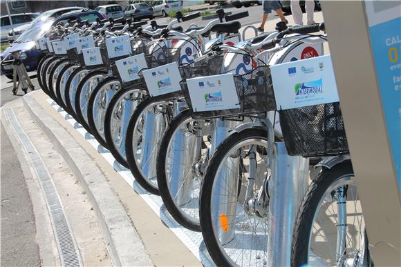 Split area to get 41 docks with 242 public bicycles