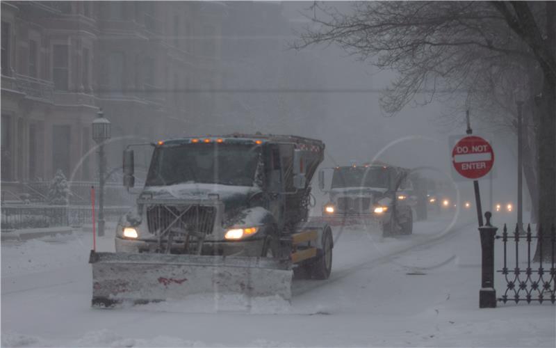 USA WINTER STORM BOSTON