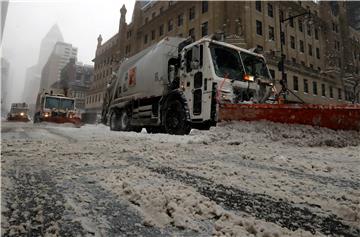 USA NEW YORK CITY SNOW STORM