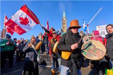 CANADA PANDEMIC CORONAVIRUS COVID19 PROTEST