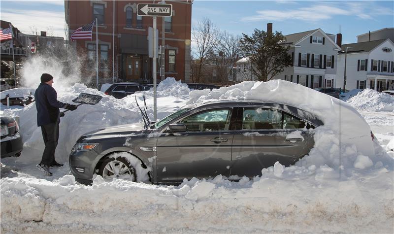 USA WINTER STORM BOSTON