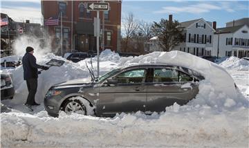 USA WINTER STORM BOSTON