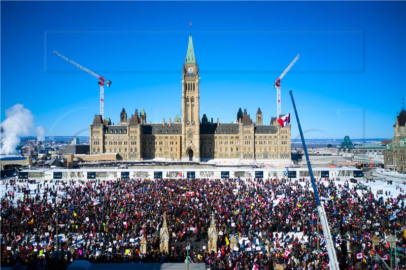 epaselect CANADA PANDEMIC CORONAVIRUS COVID19 PROTEST