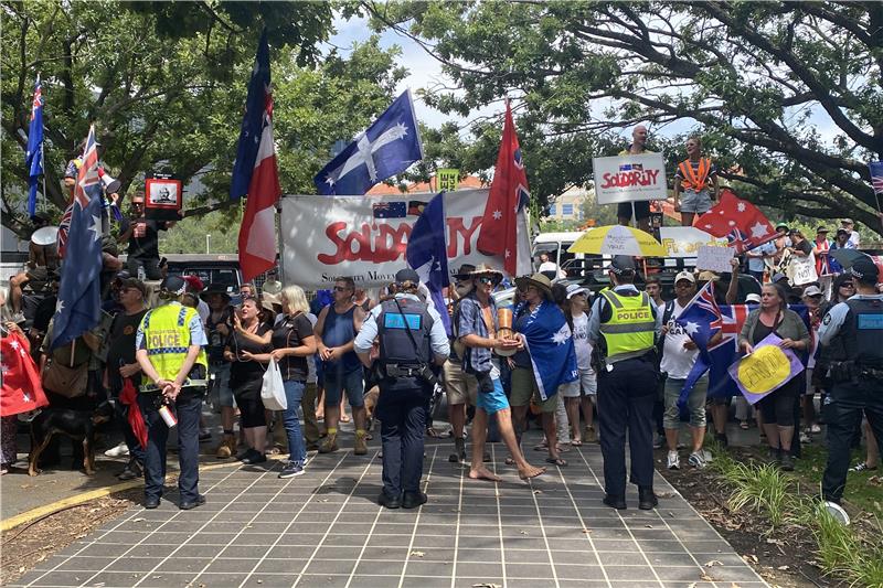 AUSTRALIA PROTEST COVID 19 VACCINATION