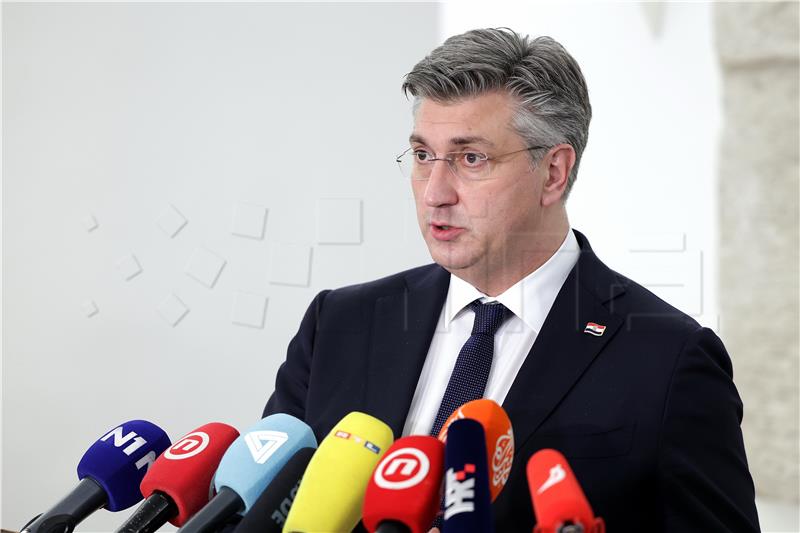 Andrej Plenković tijekom sjednice Odbora za unutarnju politiku