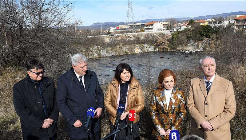 Viškovo: Konferencija za medije u povodu početka sanacije jame Sovjak