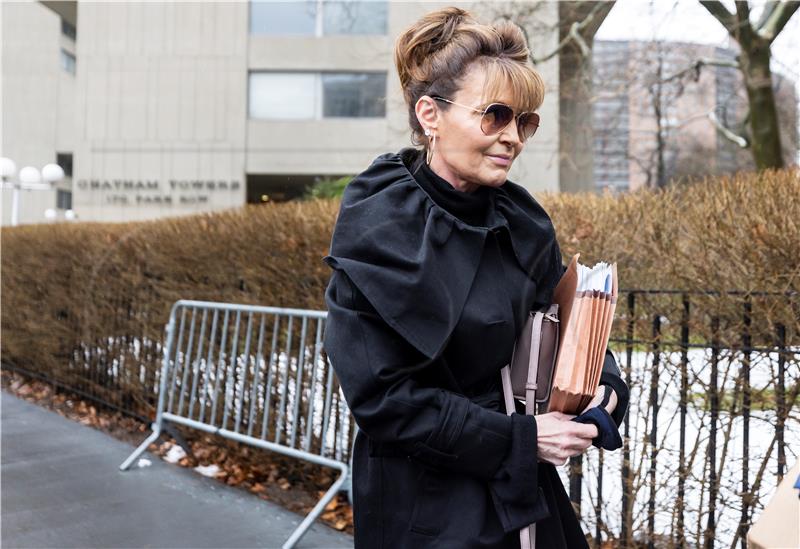 USA NEW YORK SARAH PALIN DEFAMATION LAWSUIT