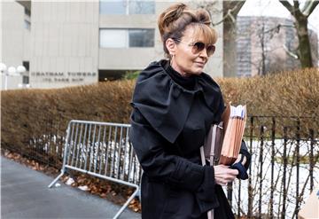 USA NEW YORK SARAH PALIN DEFAMATION LAWSUIT