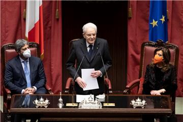 Talijanski predsjednik Sergio Mattarella položio prisegu za drugi mandat