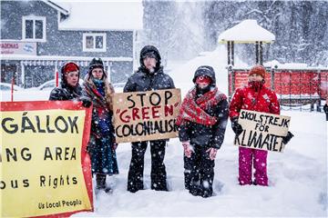 SWEDEN ENVIROMENT THUNBERG PROTEST GALLOK IRON MINE