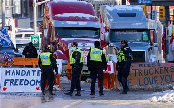 CANADA PROTEST TRUCKERS CORONAVIRUS COVID19 PANDEMIC