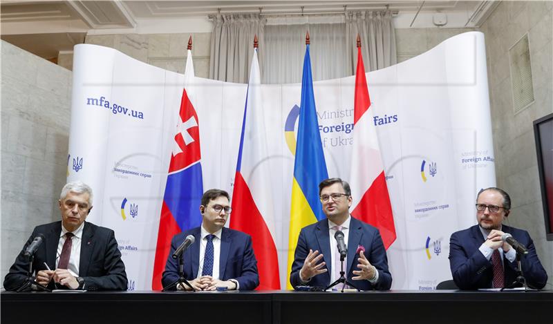 UKRAINE CZECH SLOVAKIA AUSTRIA DIPLOMACY