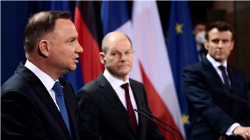 Scholz, Macron i Duda u Berlinu o ukrajinskoj krizi