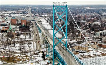 USA AMBASSADOR BRIDGE SHUTDOWN