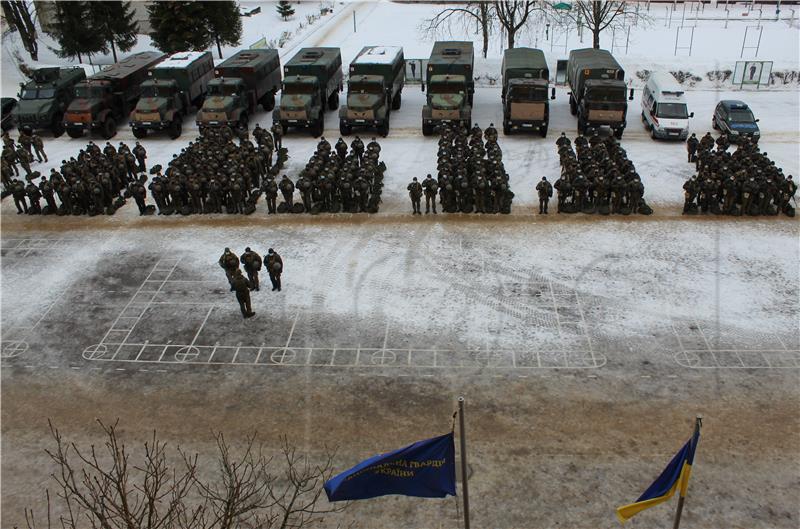 UKRAINE CONFLICT BORDER DEFENCE EXERCISE