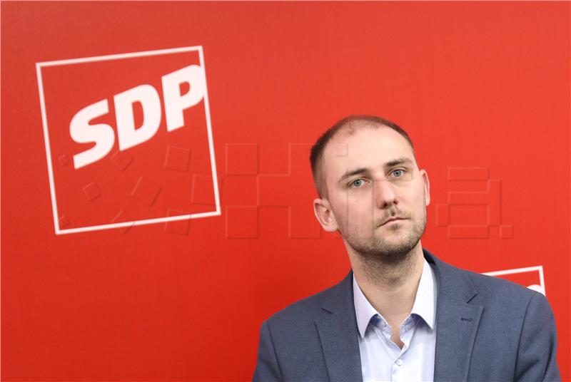 Konferencija za medije zagrebačkog SDP-a