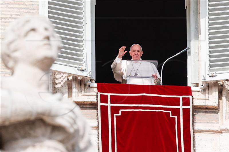 VATICAN POPE FRANCIS ANGELUS PRAYER