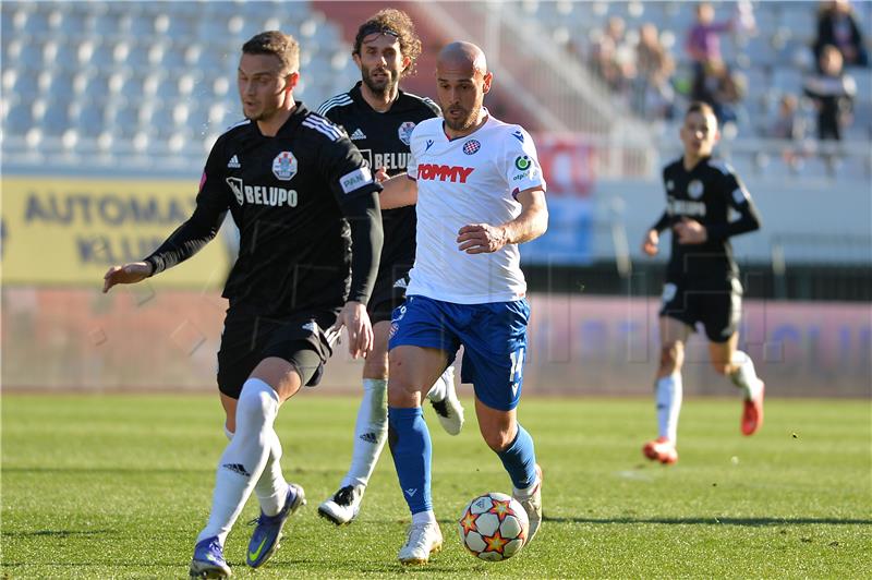 Utakmica Prve HNL Hajduk - Slaven Belupo