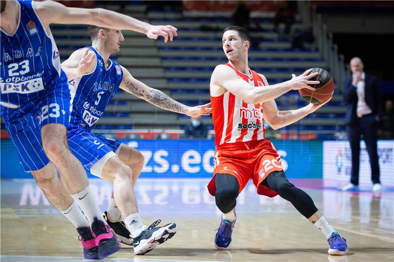 Beograd: Utakmica regionalne košarkaške ABA lige Crvena zvezda - Zadar