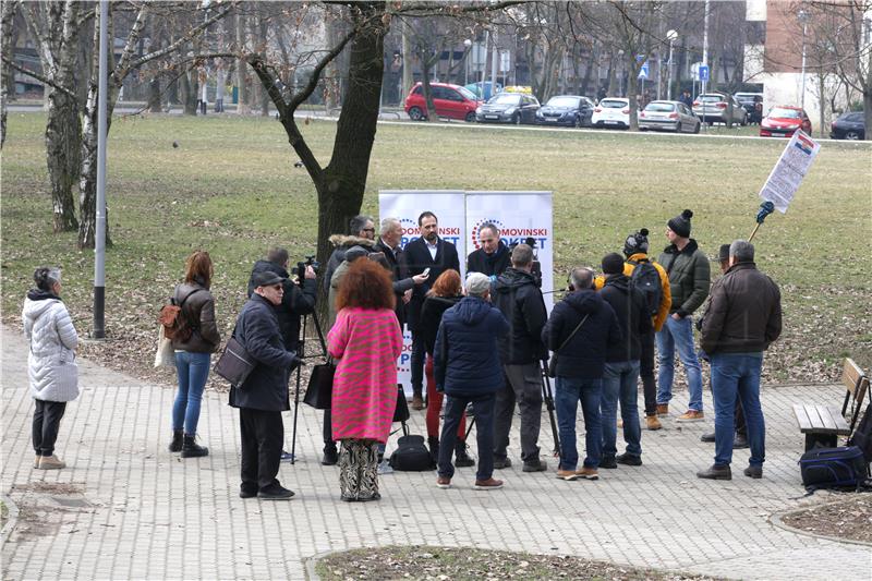 Tiskovna konferencija Domovinskog pokreta