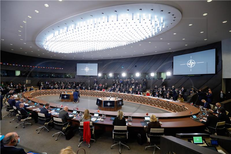 BELGIUM NATO DEFENSE MINISTERS MEETING