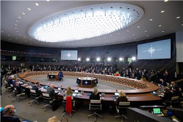 BELGIUM NATO DEFENSE MINISTERS MEETING