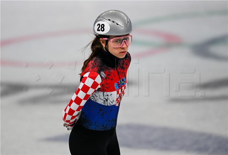 Valentina Aščić u četvrtfinalu dicipline 1500 m u brzom klizanju na kratkoj stazi