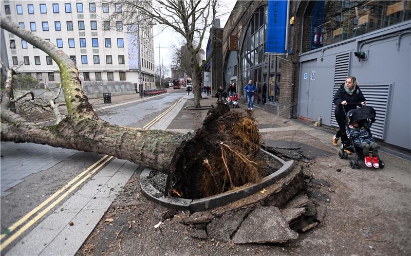 BRITAIN WEATHER STORM EUNICE