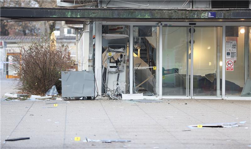 Zagreb sees spate of cash machine explosion robberies since year's start