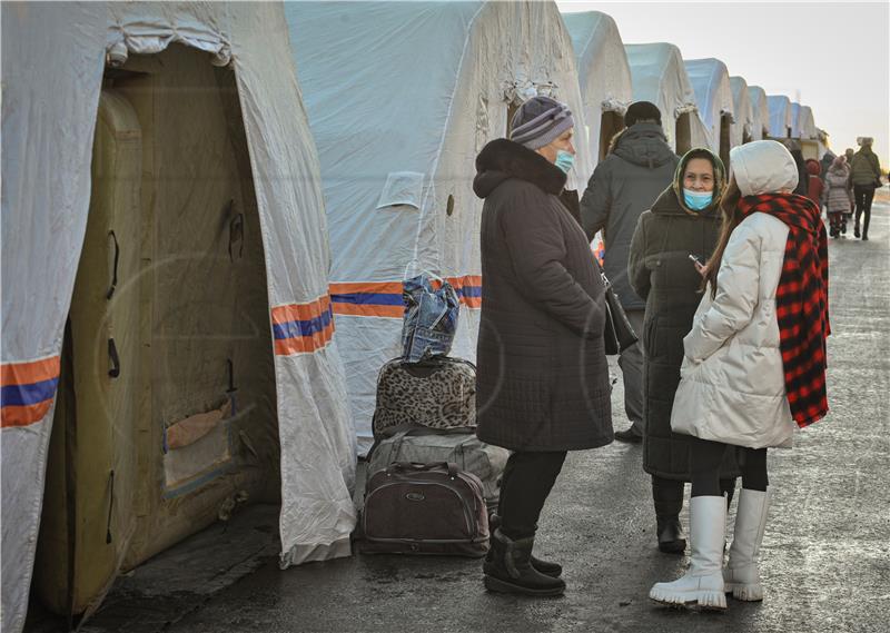 RUSSIA UKRAINE DONETSK EVACUATION