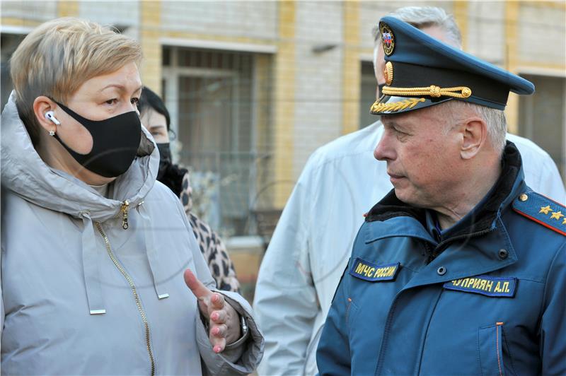 RUSSIA UKRAINE  DONETSK EVACUATION