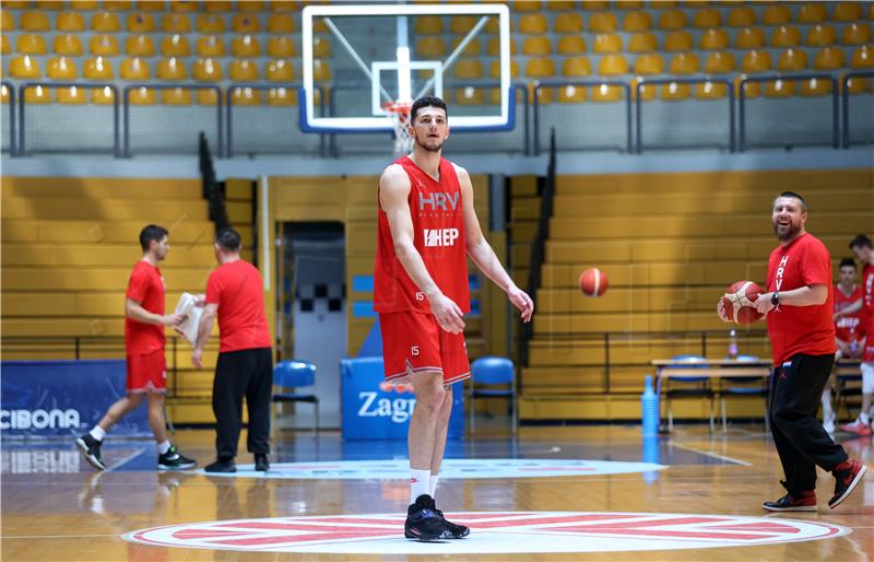 Trening Hrvatske košarkaške reprezentacije