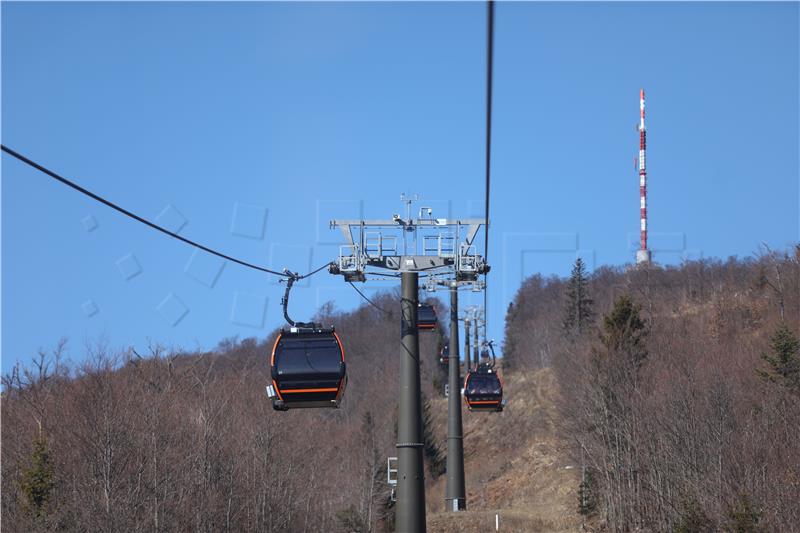 Žičara Sljeme puštena u pogon