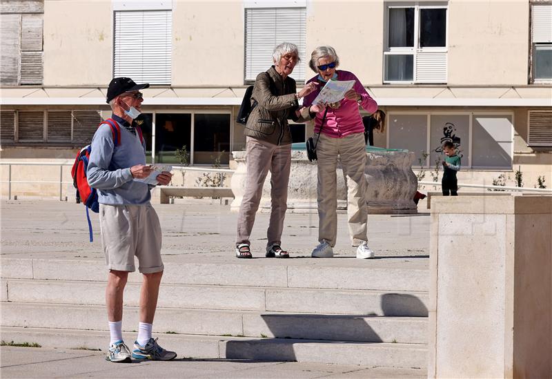 Prvi turisti u Zadru